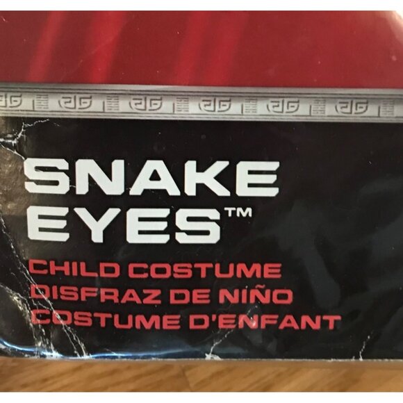 Snake Eyes Child Costume Size L Hasbro Muscle Padded Body Suit ONLY Halloween - Picture 5 of 7